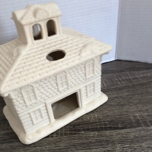 Vtg Partylite Bisque Victorian Manor - Picture 4 of 14